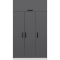 Dulap Trendy Minar 255 White/Anthracit 135x255x52cm GTR004983 imaginea #2 — magazin online Desire.md