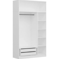 Dulap Trendy Minar 255 White/Anthracit 135x255x52cm GTR004983 imaginea #3 — magazin online Desire.md