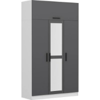 Dulap Trendy Minar 255 White/Anthracit 135x255x52cm GTR004986 imaginea #5 — magazin online Desire.md