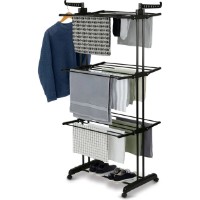 Uscător de rufe Konighoffer 75x64x175cm Black imaginea #8 — magazin online Desire.md