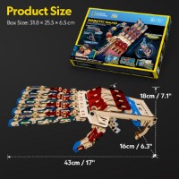 Puzzle 3D-constructor ChiToys Robotic Hand (6944588211332) imaginea #4 — magazin online Desire.md