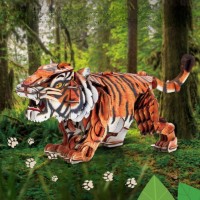 Puzzle 3D-constructor ChiToys Siberian Tiger 87pcs (6944588211790) imaginea #2 — magazin online Desire.md