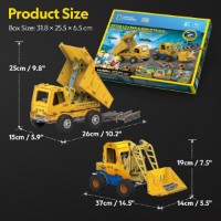 3D пазл-конструктор ChiToys Steer Loader&Dump Truck (6944588211325) фото №2 — интернет-магазин Desire.md