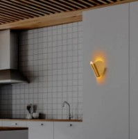 Candelabru de perete Trendy Heybe 13624 Gold 17x12x13cm GTR002144 imaginea #4 — magazin online Desire.md