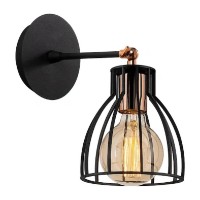 Candelabru de perete Trendy Kemah N-1238 Black 15x24x15cm GTR002123