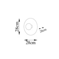 Candelabru de perete Trendy Kurt 13350 Copper 28x28x26cm GTR002175 imaginea #2 — magazin online Desire.md