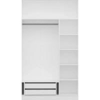 Dulap Trendy Minar Mebran 255 White 135x255x52cm GTR001818 imaginea #4 — magazin online Desire.md
