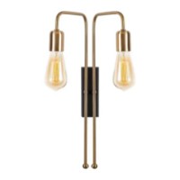 Candelabru de perete Trendy Mama 3511 Black/Gold 25x45x20cm GTR002294