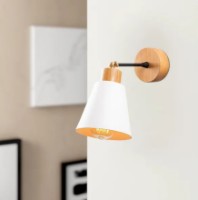 Candelabru de perete Trendy Manavgat N-618 Oak/White 14x25x14cm GTR002259 imaginea #3 — magazin online Desire.md