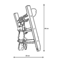 Бра Trendy Merdiven Walnut 25x45x23cm GTR002240 фото №3 — интернет-магазин Desire.md