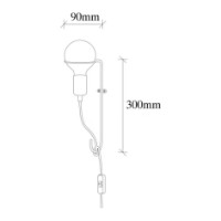 Бра Trendy Pota 3661 Copper 15x30x9cm GTR002295 фото №2 — интернет-магазин Desire.md