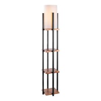 Lampadar Trendy Raft 8113 Black/Copper/White 25x130x25cm GTR002846