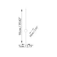 Бра Trendy Sabie 13486 White 91x10x7cm GTR002160 фото №2 — интернет-магазин Desire.md