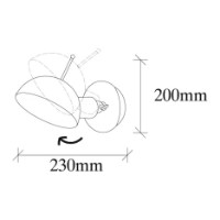 Candelabru de perete Trendy Sivani MR-654 Turquoise/Bronze 20x15x23cm GTR002117 imaginea #2 — magazin online Desire.md