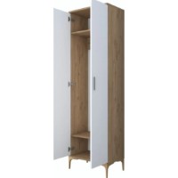 Dulap Trendy EA111 2703 Walnut/White 198.6x60x37.5cm GTR001417 imaginea #3 — magazin online Desire.md