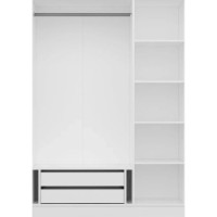 Dulap Trendy Kale 2249 White 135x190x52cm GTR004938 imaginea #4 — magazin online Desire.md