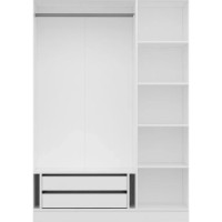 Dulap Trendy Kale 2257 White 135x190x52cm GTR004946 imaginea #4 — magazin online Desire.md