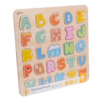 Set de litere Numărătoare Set bețe de numărat Classic World Alphabet Puzzle (40065)