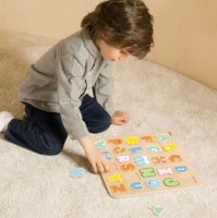 Set de litere Numărătoare Set bețe de numărat Classic World Alphabet Puzzle (40065) imaginea #3 — magazin online Desire.md