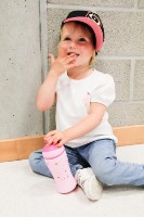 Поильник Nuby Free Flow Pop-Up Sipper 360ml 2pcs (NV04017PINK) фото №2 — интернет-магазин Desire.md