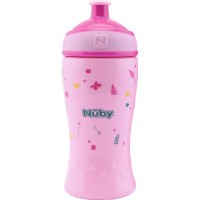 Поильник Nuby Free Flow Pop-Up Sipper 360ml 2pcs (NV04017PINK) фото №4 — интернет-магазин Desire.md