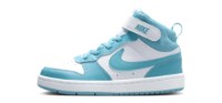 Bocanci pentru copii Nike Court Borough Mid 2 Bpv White/Denim Turquoise, s.28.5 imaginea #4 — magazin online Desire.md