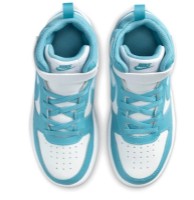 Bocanci pentru copii Nike Court Borough Mid 2 Bpv White/Denim Turquoise, s.31 imaginea #5 — magazin online Desire.md