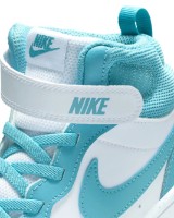 Bocanci pentru copii Nike Court Borough Mid 2 Bpv White/Denim Turquoise, s.31 imaginea #2 — magazin online Desire.md