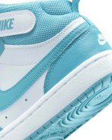 Bocanci pentru copii Nike Court Borough Mid 2 Bpv White/Denim Turquoise, s.31.5 imaginea #6 — magazin online Desire.md