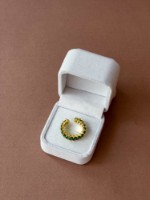 Кольцо Iris Wish s.16 Lem/Green (AV-766)