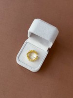 Кольцо Iris Wish s.16 Lem/White (AV-766) фото №2 — интернет-магазин Desire.md