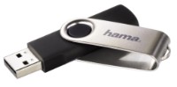 Флеш-накопитель Hama Rotate 32Gb Black/Silver
