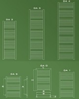 Uscător de prosoape Dagat Dago White (DA0-45) imaginea #2 — magazin online Desire.md