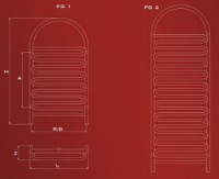 Uscător de prosoape Dagat Dandy Chrome (PG1-52C) imaginea #2 — magazin online Desire.md