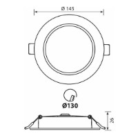 Встраиваемый светильник Vivalux VIV004755 фото №4 — интернет-магазин Desire.md