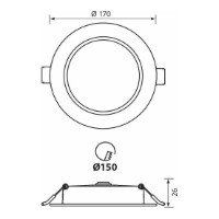 Встраиваемый светильник Vivalux VIV004756 фото №4 — интернет-магазин Desire.md
