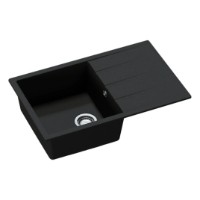 Chiuvetă de bucătărie SanDonna Paullina 790 Black Metallic