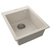 Chiuvetă de bucătărie SanDonna Vesta 400 Beige Sand imaginea #2 — magazin online Desire.md