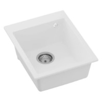 Chiuvetă de bucătărie SanDonna Vesta 400 White imaginea #2 — magazin online Desire.md