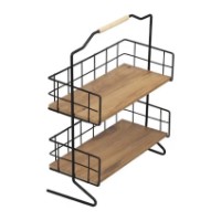 Poliţa Trendy Else Oak/Black 41.5x32x15cm GTR005682 imaginea #2 — magazin online Desire.md