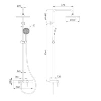 Душевой набор VOLLE Sistema V (1593.090105) фото №2 — интернет-магазин Desire.md