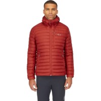 Geacă pentru bărbați Rab Microlight Alpine L Tuscan Red  imaginea #3 — magazin online Desire.md