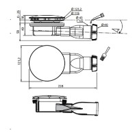 Сифон для душевого поддона Wirquin Slim+ H40 D90 (30724965) фото №2 — интернет-магазин Desire.md