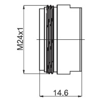 Aerator baterie bucatarie Rubineta M24x1 (636705) imaginea #2 — magazin online Desire.md