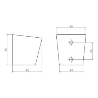 Душевой держатель Rubineta Grand Black (623021) фото №2 — интернет-магазин Desire.md