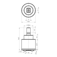 Cartuș baterie Rubineta 35mm (634004) imaginea #2 — magazin online Desire.md