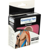 Bandă kineziologică Sport 2.5cm 5m Pink (BC-1091) imaginea #6 — magazin online Desire.md