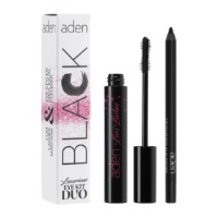 Rimel pentru gene Aden Cosmetics Luxi Lashes Mascara+ Eye Styler Pencil Kit 