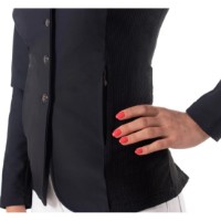 Jachetă de călărie QHP Novèn 42 Black (8433) imaginea #3 — magazin online Desire.md