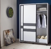 Шкаф-купе Ambianta Cristal 1.6m White фото №4 — интернет-магазин Desire.md